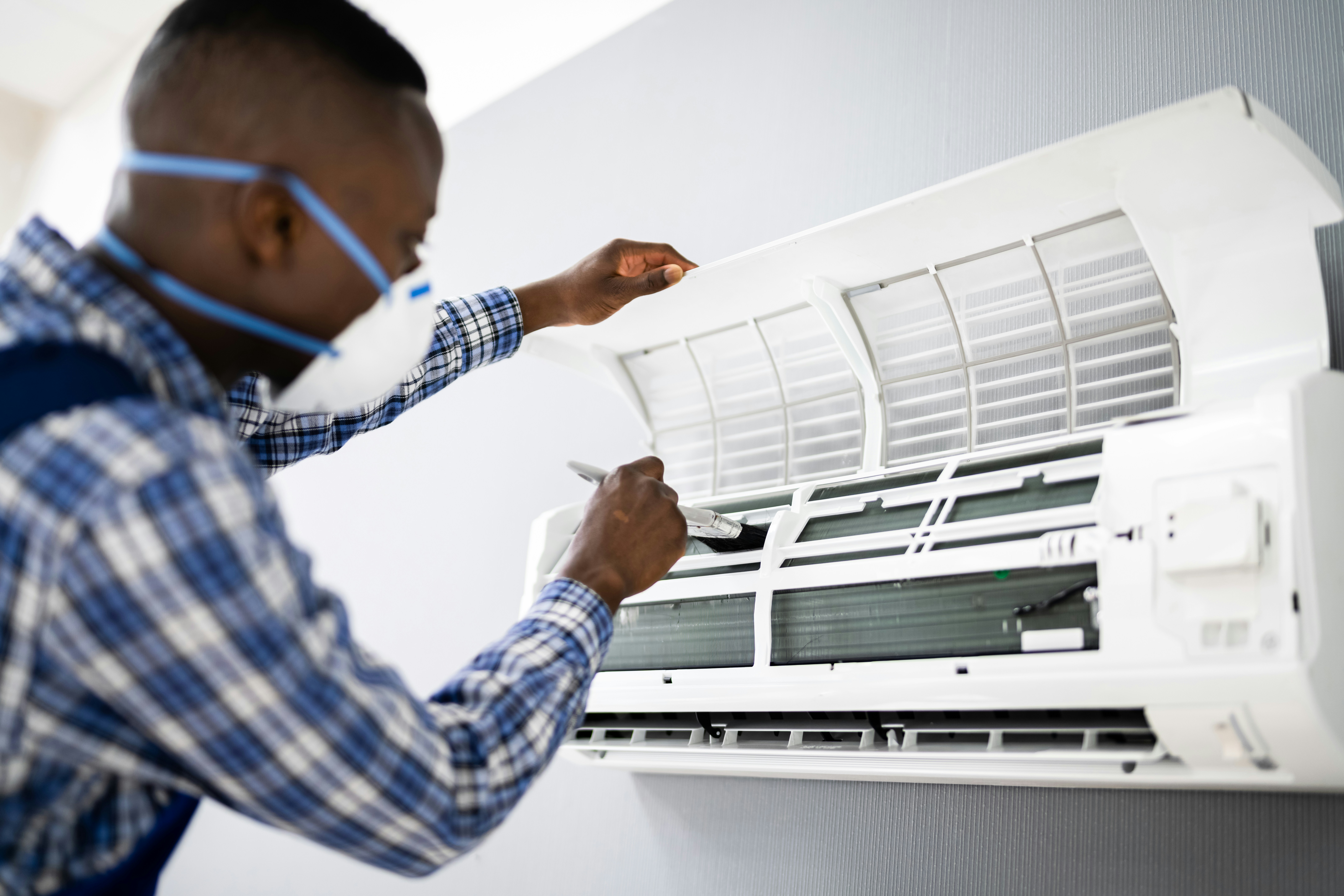Professional HVAC technician servicing heating and cooling systems in Jacksonville, FL
